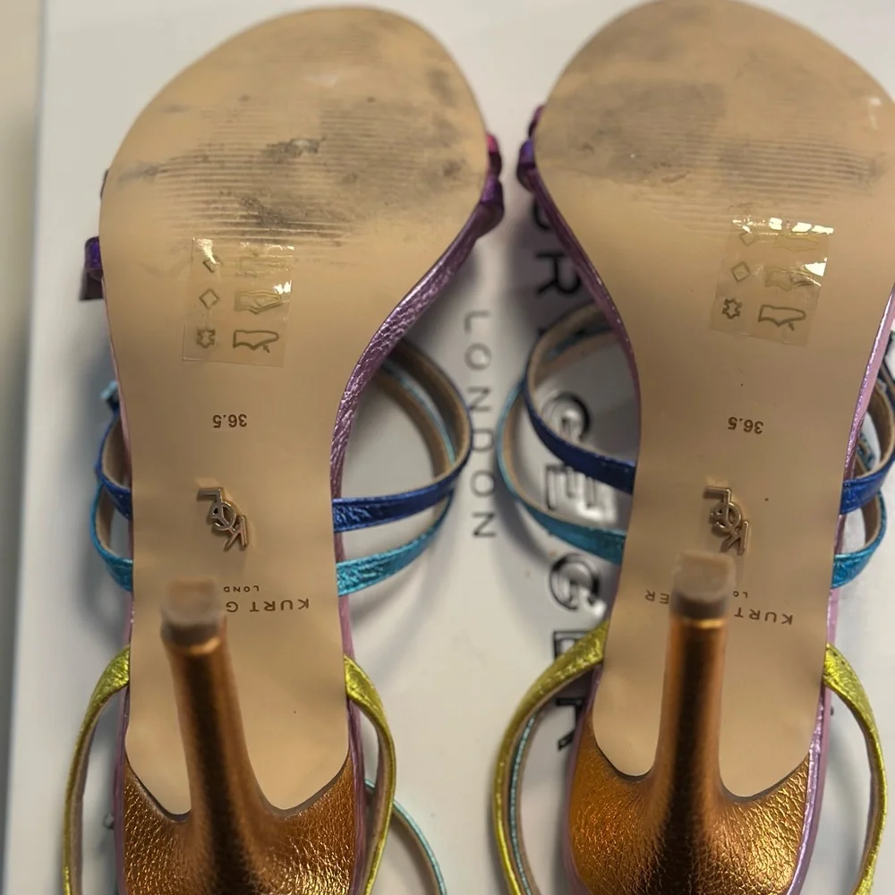 Kurk Geiger Rainbow Heels Size 6.5 - Picture 8 of 8